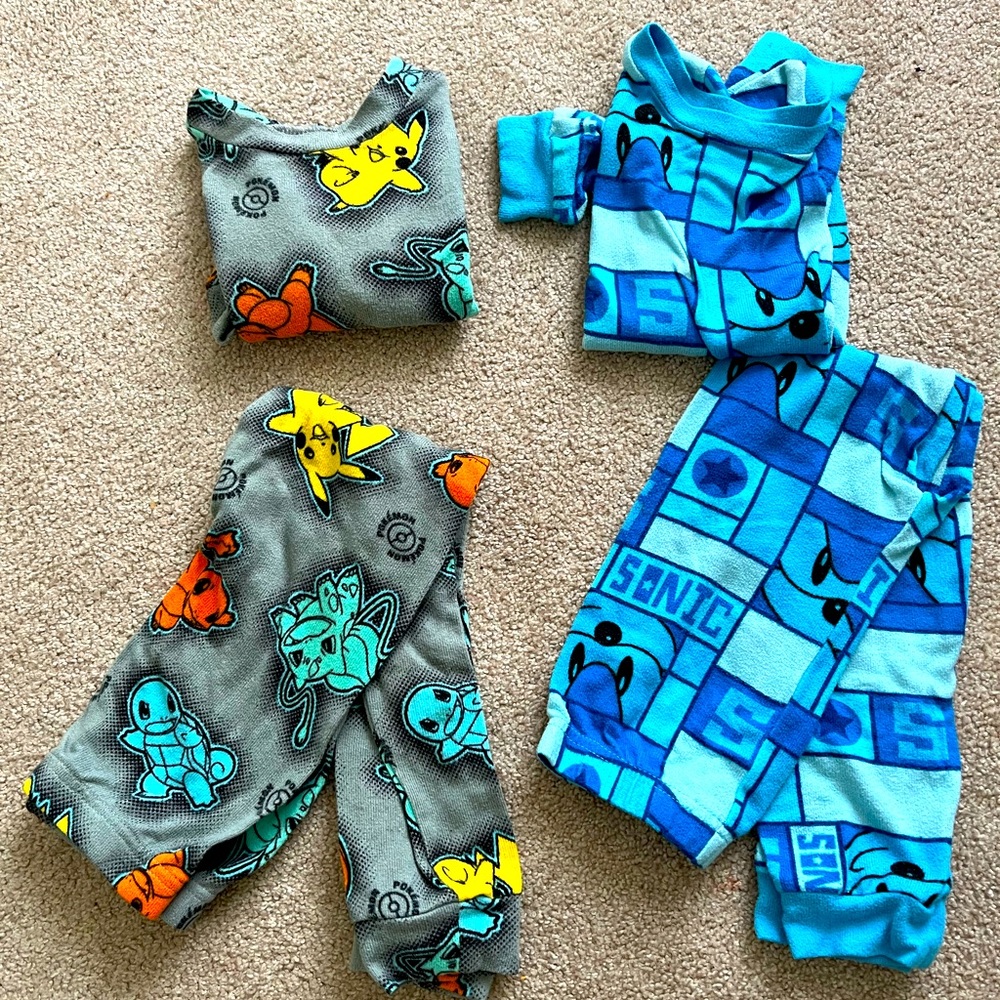 3 sets of super soft cozy slim fit Pj’s from Target